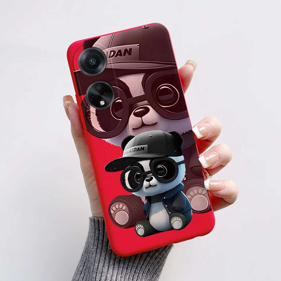 For OPPO A98 5G Case CPH2529 2023 Cute Rabbit Panda Phone Cases Back Cover For OPPO F23 F 23 OPPOF23 Funda OPPOA1 5G A 98 Coque