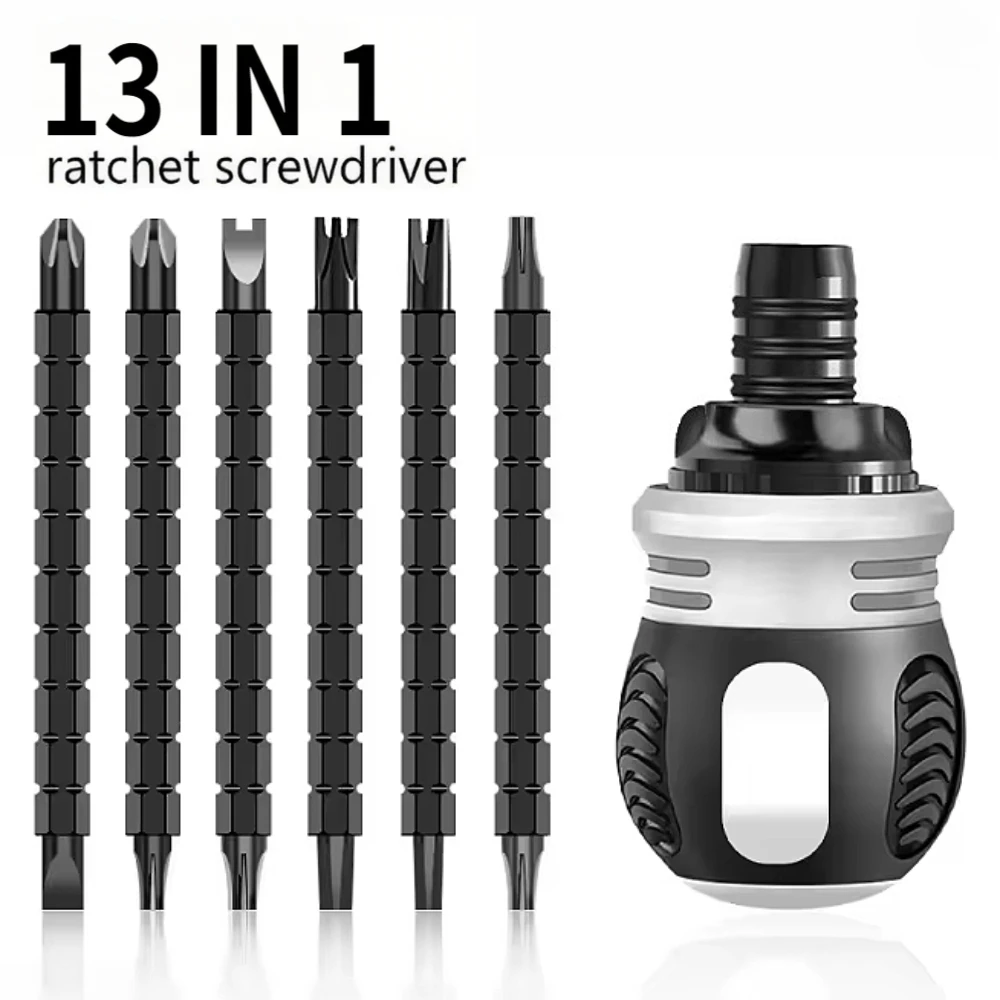 

Набор эргономичных отверток с храповым механизмом премиум-класса — двусторонний, экономичный, удобный захват для максимальной эффективности и долговечности.