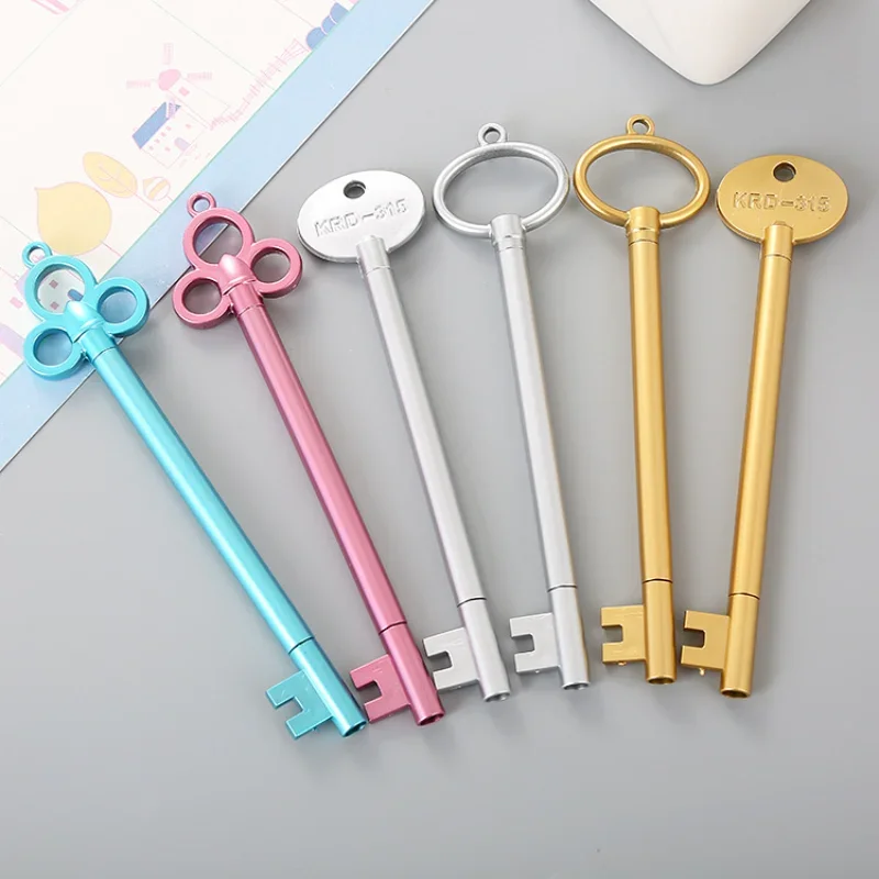 100Pcs Key Gel Pen Set Creative Stationery Cute Cartoon Learning Office Supplies Wholeslae