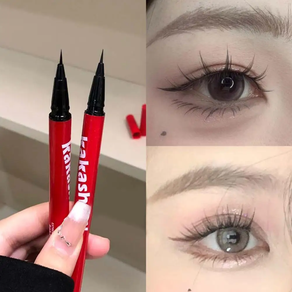 Eyeliner liquide Ultra fin, imperméable, séchage rapide, facile à appliquer, résistant aux débutants, X4G9