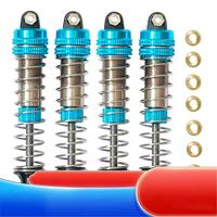 4Pcs Metal Shock Absorbers Damper For XLF X03 X04 X-03 X-04 1/10 RC Car Monster Truck Upgrade Replacement Parts Blue