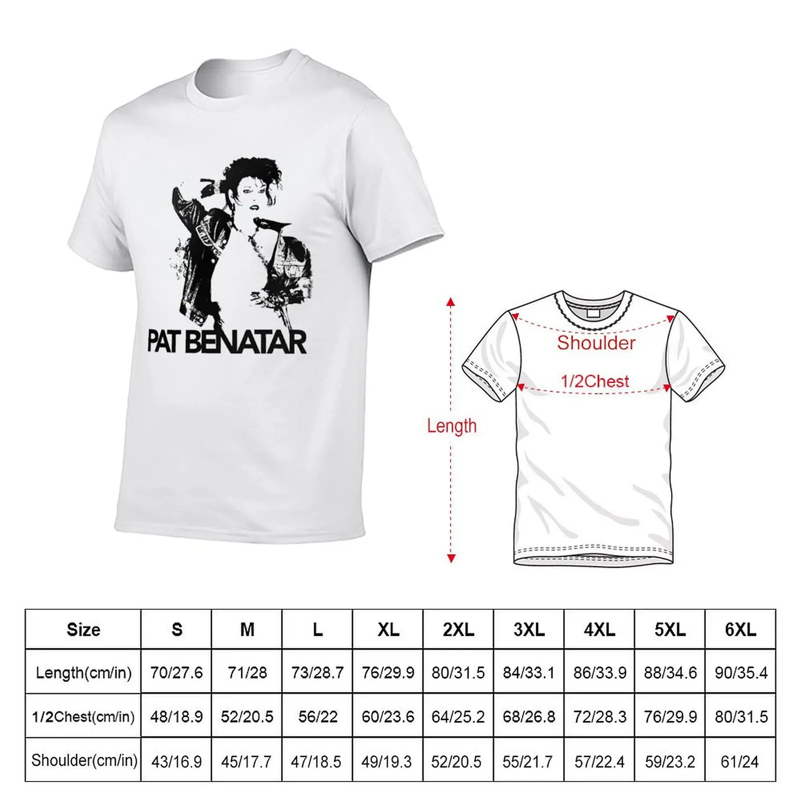 pat benatar T-Shirt mens graphic t shirts t shirts for man cotton t shirt man designer T-Shirt
