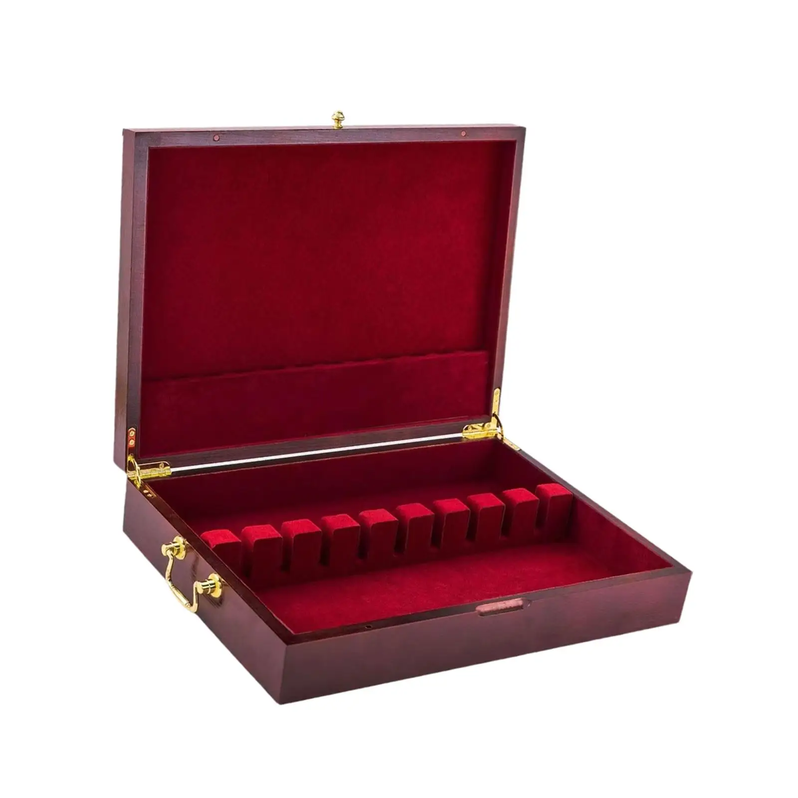 Wood Silverware Storage Box,Portable Kitchen,Sturdy, Flatware and Utensil Organizer Flatware Chest Silverware Case