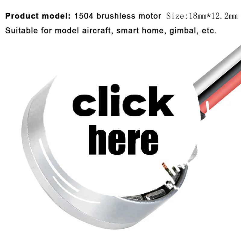 1 قطعة 1504 فرش السيارات 7.4 فولت عموم إمالة الطائرات ل 4 محاور طائرات التحكم عن بعد كوادكوبتر نموذج طائرة اكسسوارات