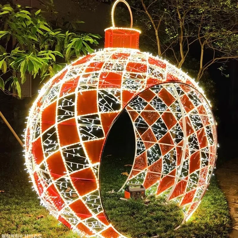 Hotel with luminous LED hanging basket IP65 square model light waterproof resort landscape lighting travel decoration