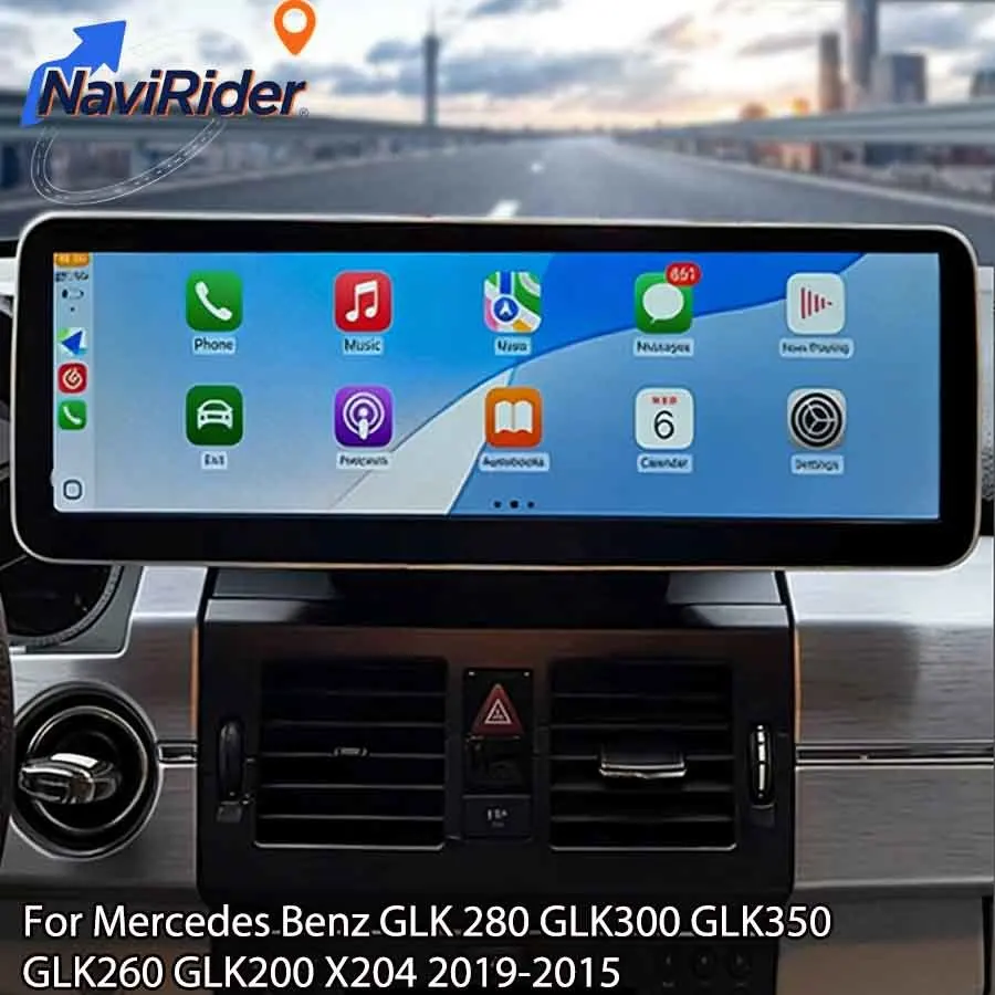 

14,9-дюймовый мультимедийный проигрыватель на Android для Mercedes Benz GLK 280, GLK300, GLK350, GLK260, GLK200 X204 2019-2015 с поддержкой Carplay и навигацией