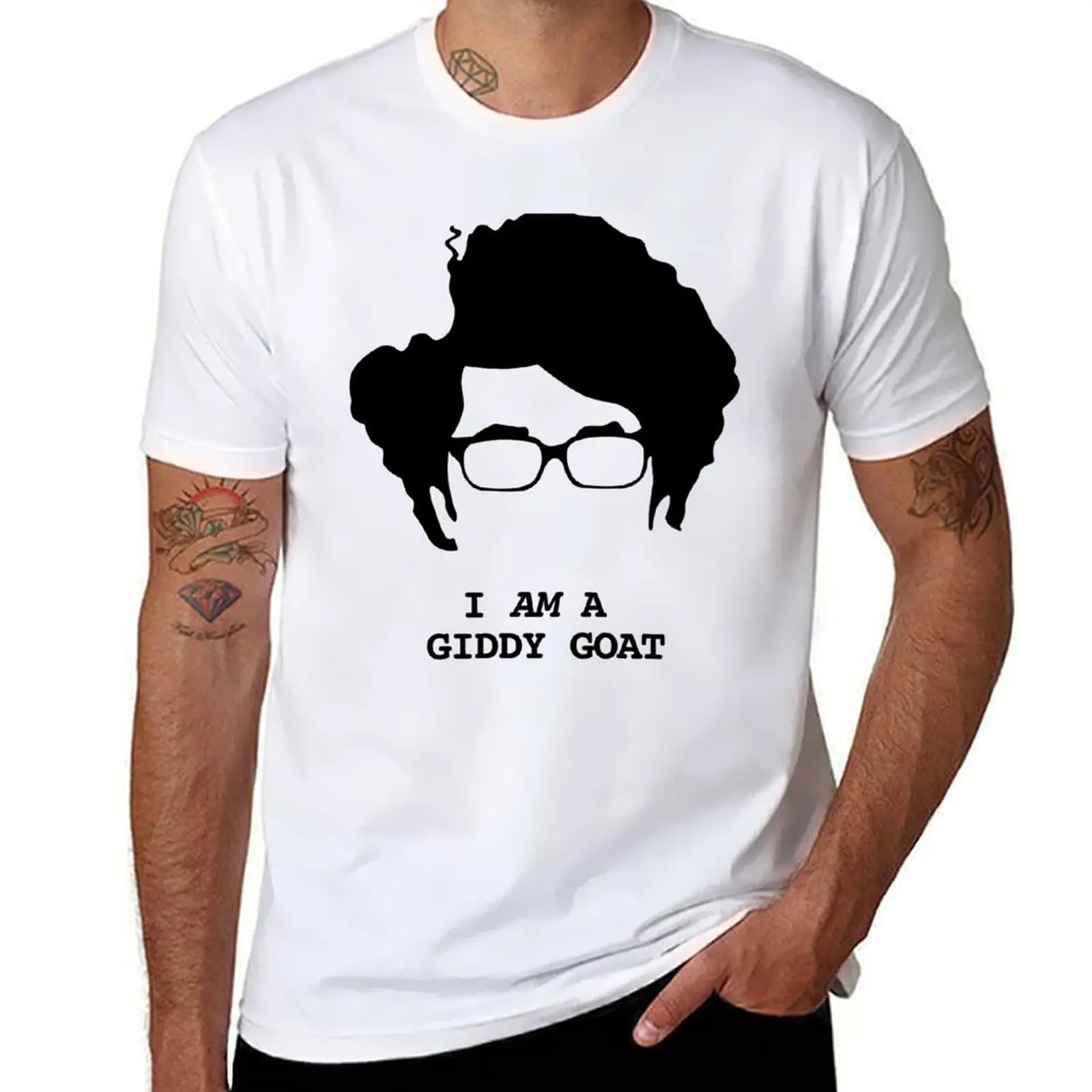 

Maurice Moss - I am a Giddy Goat T-Shirt t shirts cotton 100% man t shirts cotton T-Shirt
