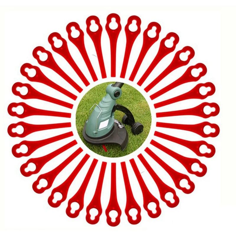 1Set Patio Grasmaaier Trimmer Bladvorm L83 Plastic Trimmer Plastic Grasmaaier Voor Draadloze Grasmaaier