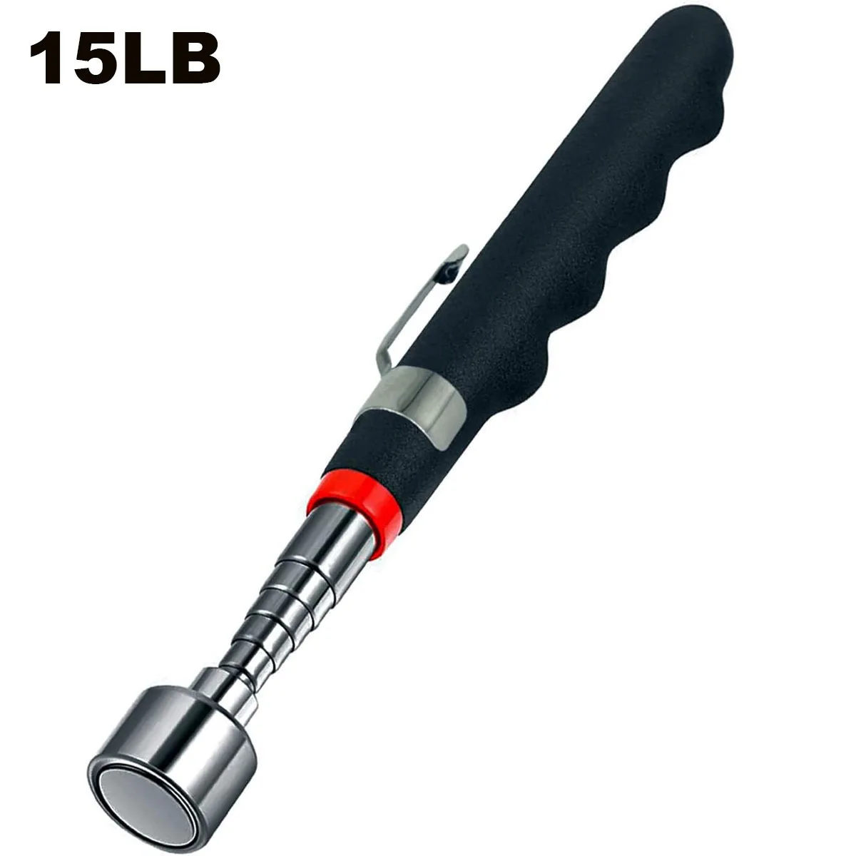 

15LB Telescoping Magnetic Pickup Tool –Ergonomic Non-Slip Grip Manual Handheld for Auto, Construction & Home DIY Repair Compact