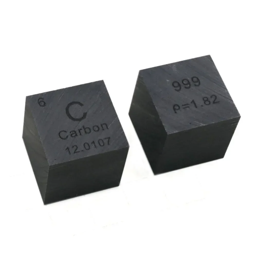 

Carbon Periodic Table Cube 99.9% Pure Length 10mm Weight 1.79g