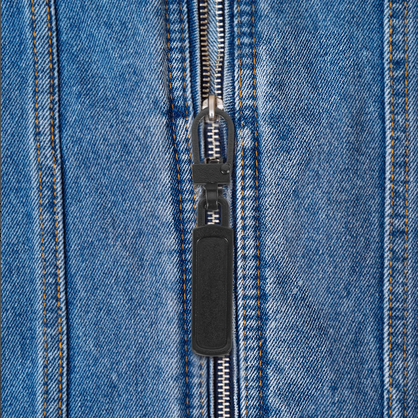 

10Pcs Zipper Pulls Metal Replacement Kit for Clothes Bags Shoes Fashionable Minimalist Design Easy Installation