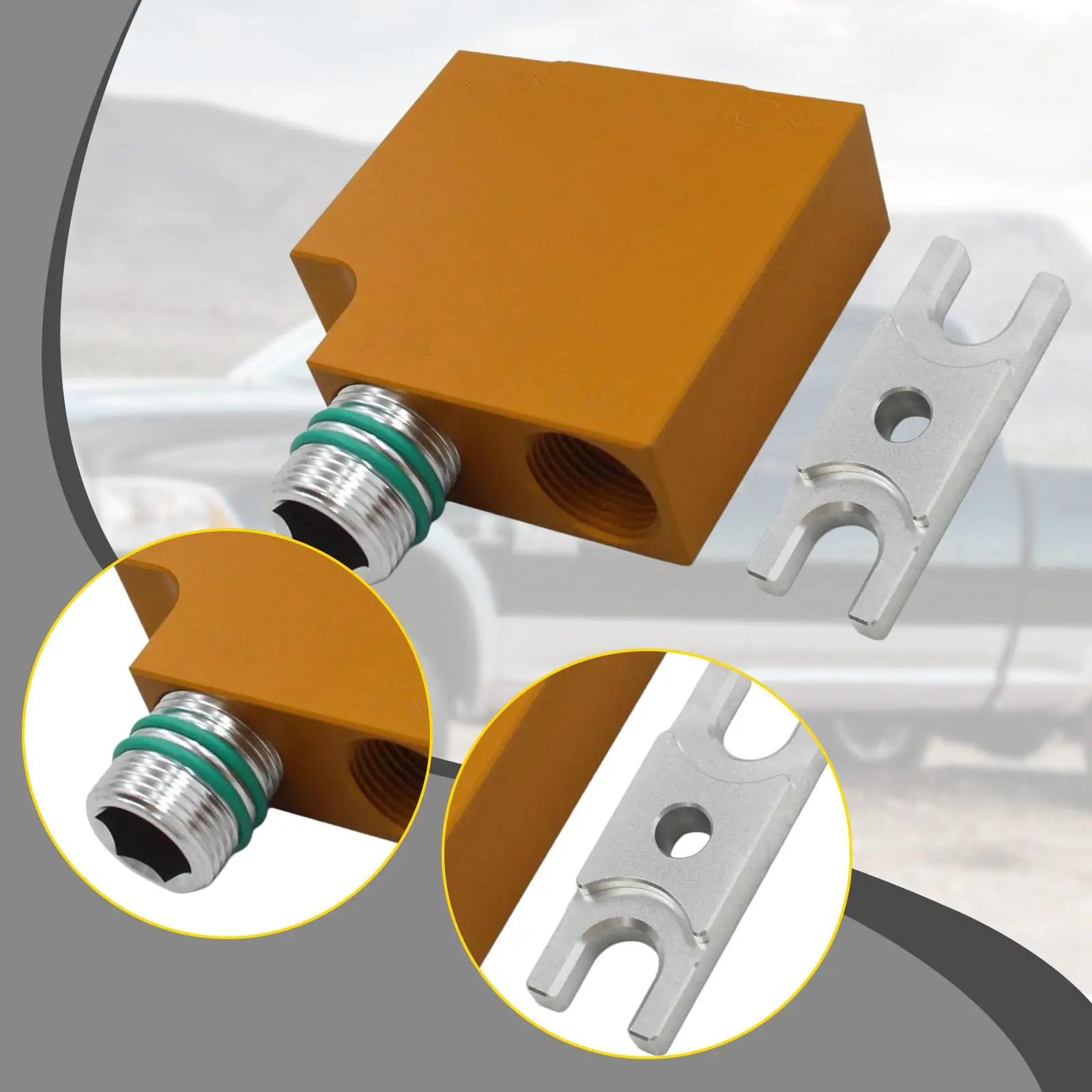 

Thermal Valve, Auto Accessories 3100052464 Replace Parts Easy Installation Component with Billet Coupler Thermostatic