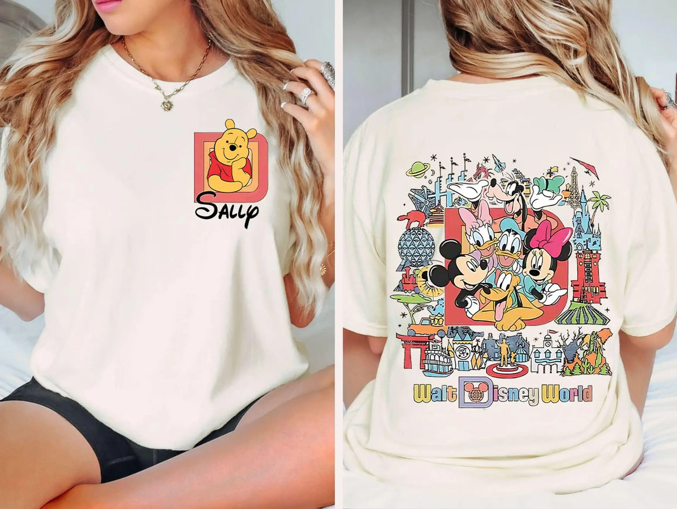 

Disneyworld All Characters Shirt Mickey Friends Matching Retro Tshirt, Disneyland Family Vacation 2025 Magic Kingdom