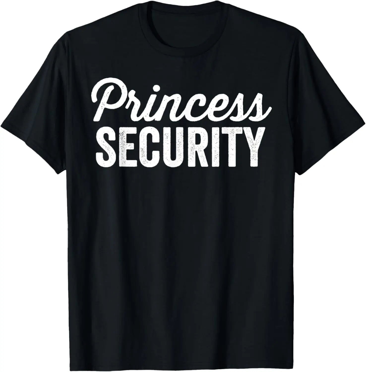 Matching Funny Princess Halloween Security Costume Men Dad T-Shirt