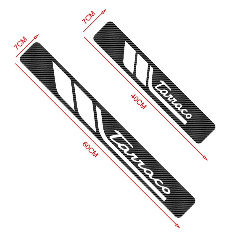 4pcs Car Door Sill Protector Carbon Fiber Sticker Anti Scratch For Seat Tarraco 2020 Fr 2023 2021 2024 2019 2022 5f Accessories