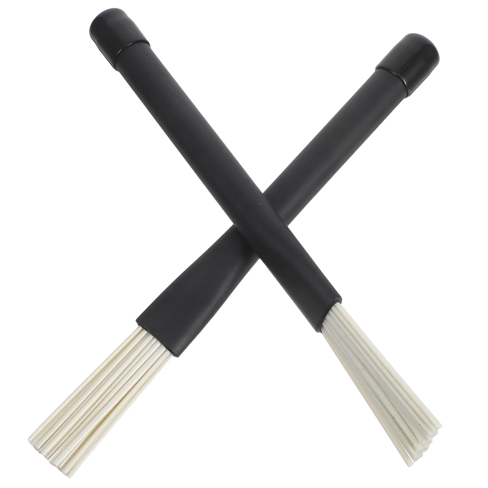 

2 pcs Jazz Drum Brushes Retractable Plastic Drumsticks Soft Handle Durable For Beginners Professionals Drum Accessories