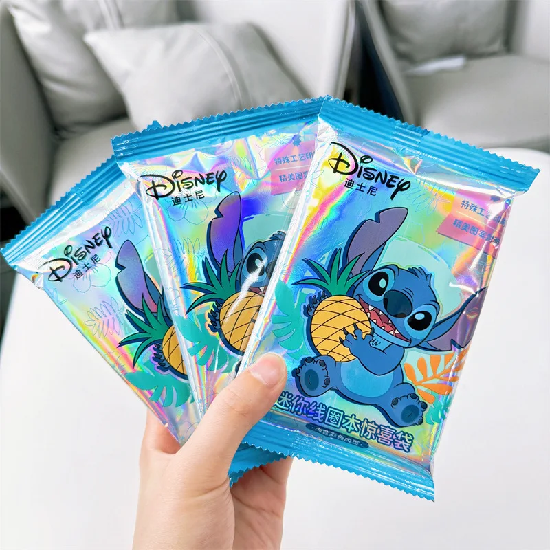 12pcs Disney Stitch series mini coil book cute Lilo and Stitch student colorful inner pages portable notebook stationery gift