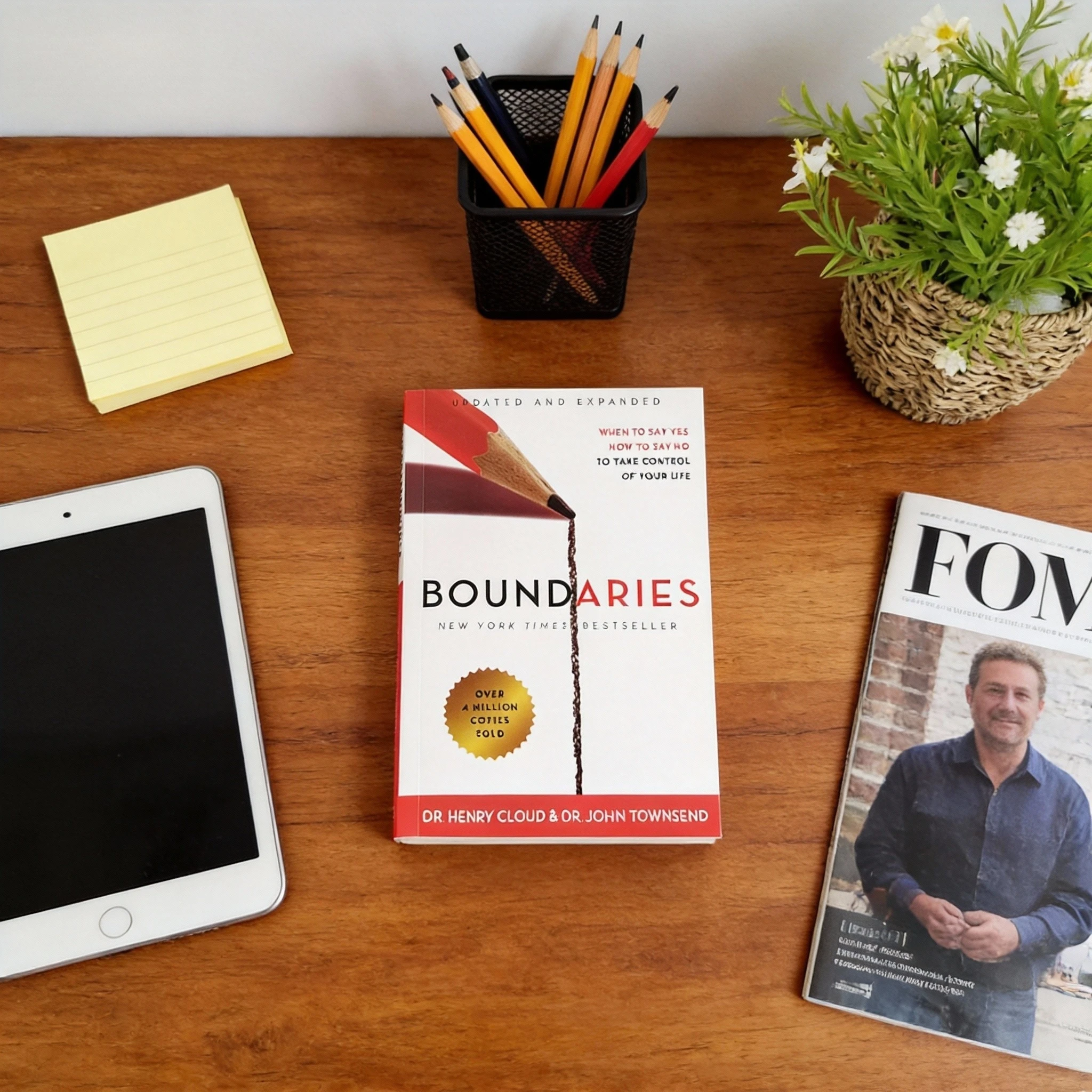 

Boundaries (Updated and Expanded): When To Say Yes, How To Say No To Take Control of Your Life By Dr. Henry Cloud Self-Help Book
