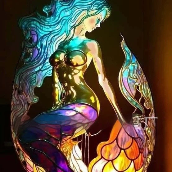 

Creative Magic Unicorn LED Lamp Resin Sculpture Glowing Figurine USB Plug Fantasy Animal Light Up Decoration Toy Figure