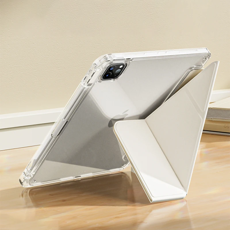 

С держателем для карандаша, планшетом для iPad Pro 11 2024 M4, Обложка Pro 11 2022 M2, многоскладной кронштейн, планшетофон для iPad Pro 13 12,9 6th 5th Air11