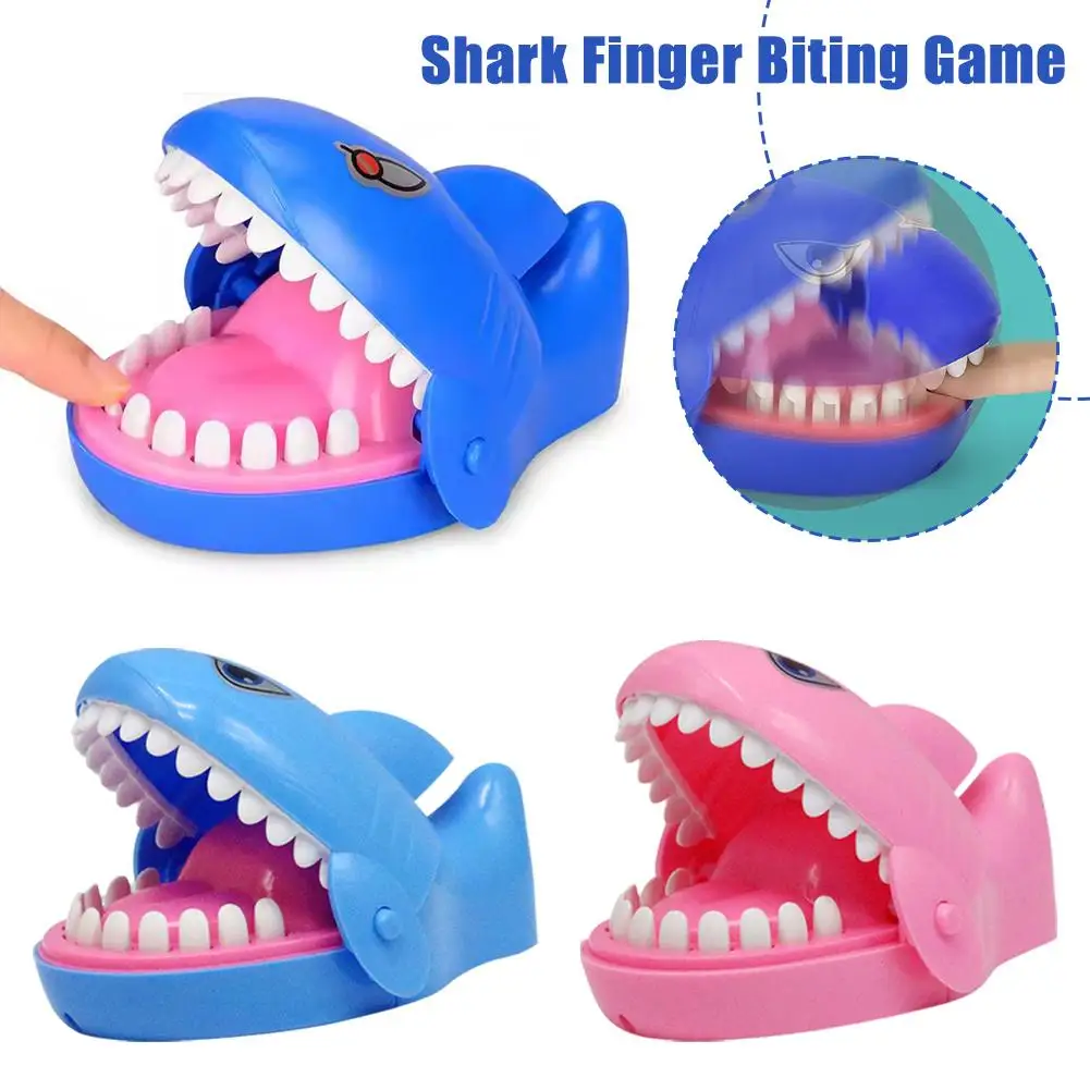 Bite Finger Toy Electric Shark Extract Tooth Hand Toy Family Biting Game Alligator Biting Vicious Dog F Y5h7