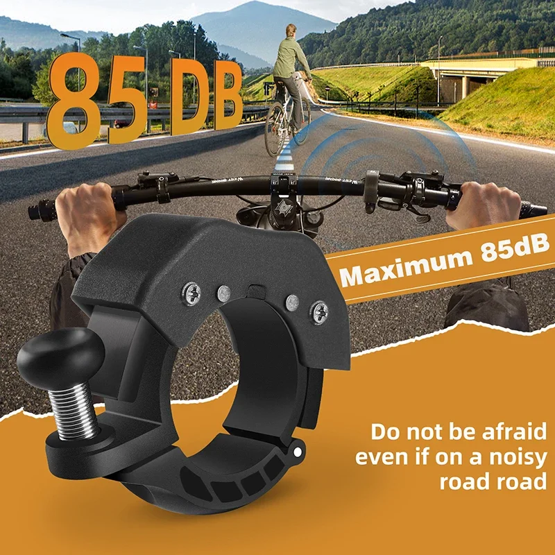 Easy Install Mini Bell Lightweight Alloy MTB Road Bike Safe Riding Classic Handlebar Bell Cycling Accessories