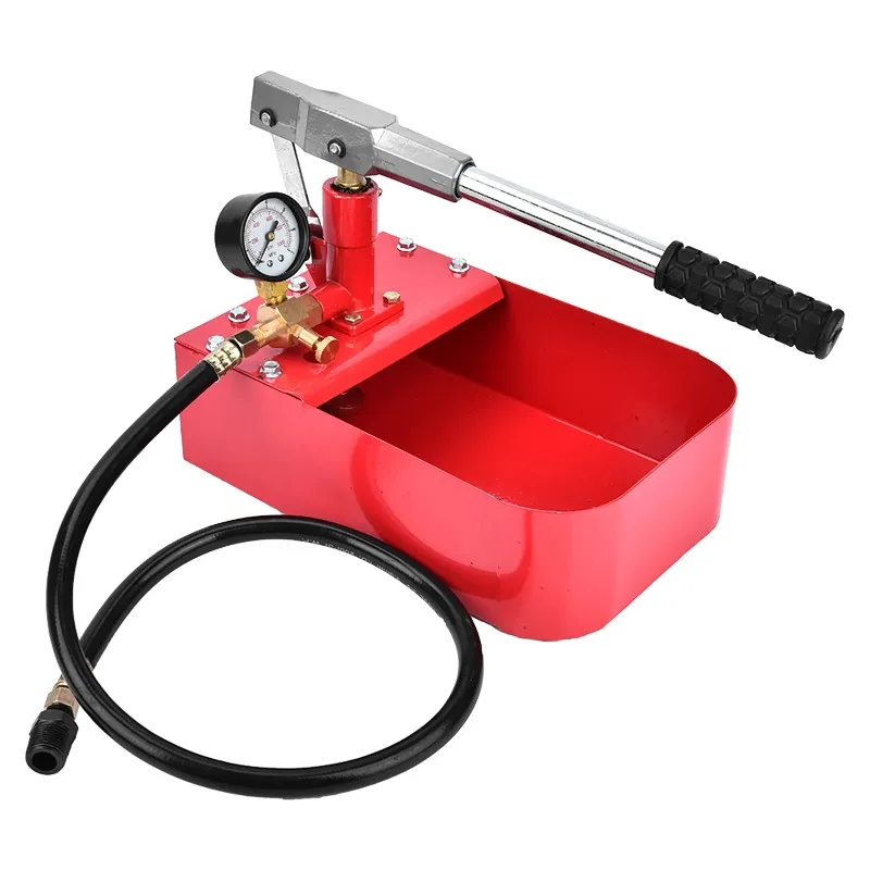 

1000PSI 7MPa Manual Hydraulic Test Pump Pipe Valve Water Pressure Tester Hand Tool Pressure Test Pump Pipe Pressure Testing Tool