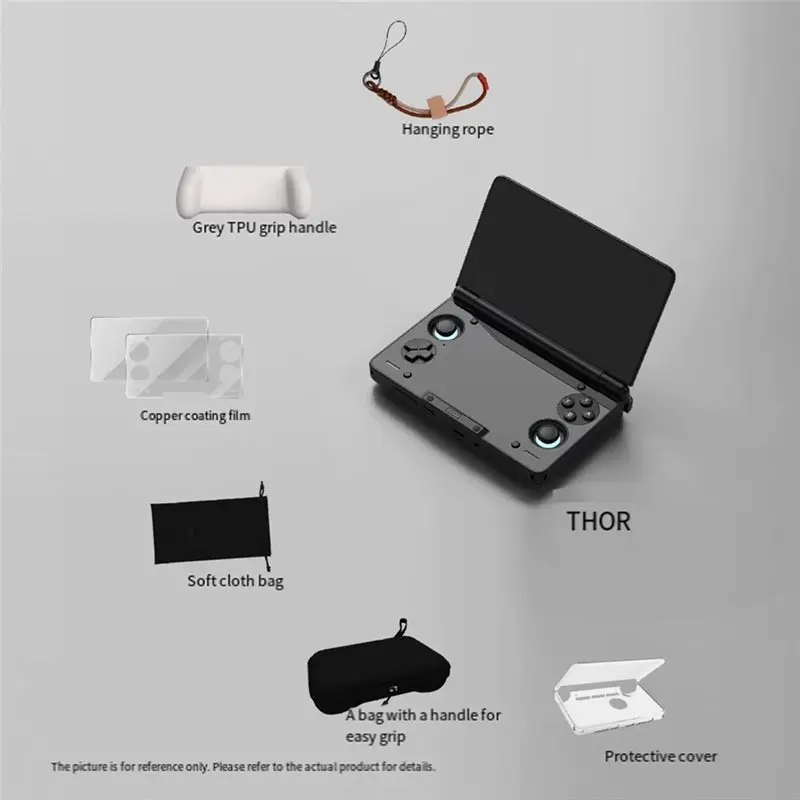 24-hour delivery For AYN THOR Game Console TPU Case Protective Shell Flip Transparent Soft Case Travel Carry Cover Pouch
