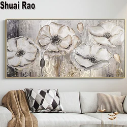 Abstract Flower 5D diy diamond painting new arrivals Full Rhinestone embroidery full mosaic picture large poppy still life Decor