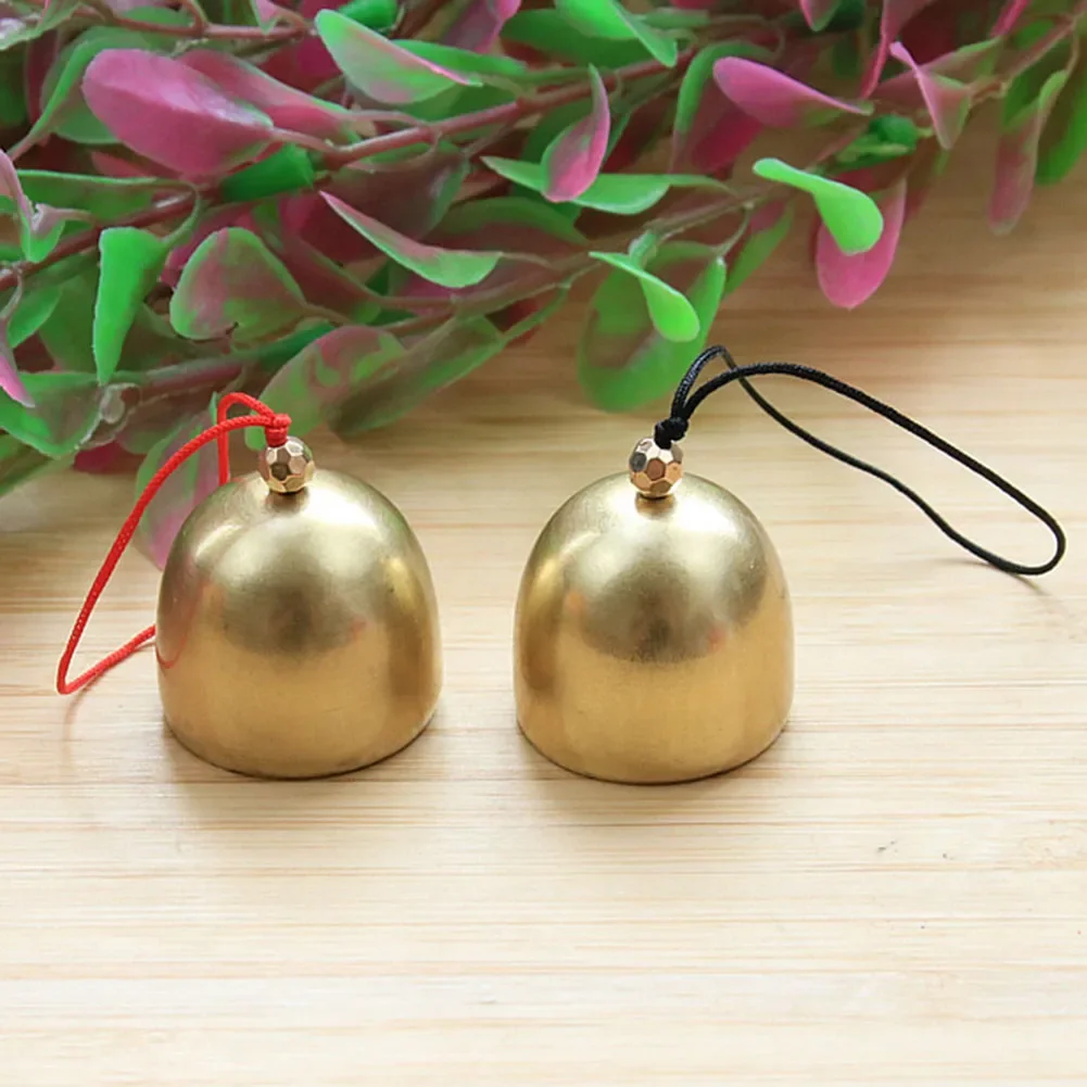 Bells Jingle Metal Christmas Pure Copper Bell Mini Cowbell Decorative Vintage Wind Chime Pendant Anti-Theft Door Bell