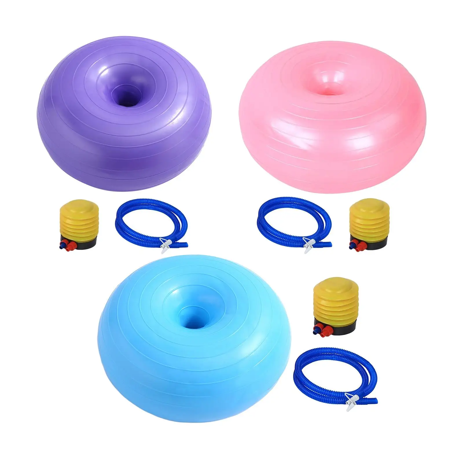 PVC Exercise Ball Yoga Ball Thickened Explosion-proof Massage Balls Sports Gym Balance Balls Pilates Equipment Workout Home