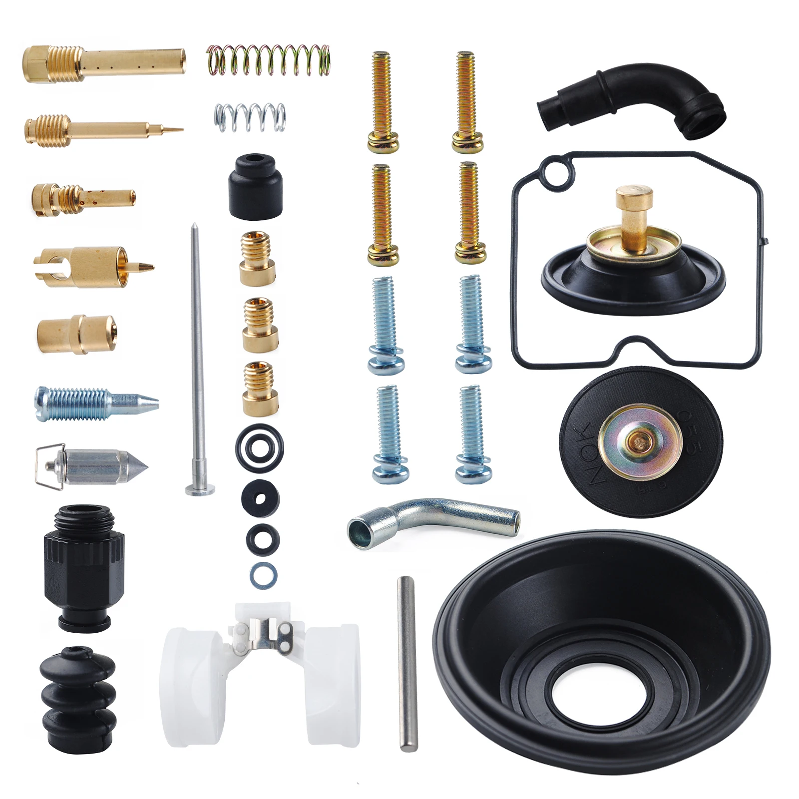 

Motorcycle Carburetor Repair Kit for Kawasaki Vulcan VN800 VN400,Carb Rebuild Kit Gasket Jets Needle Valve Set ﻿ ﻿ ﻿