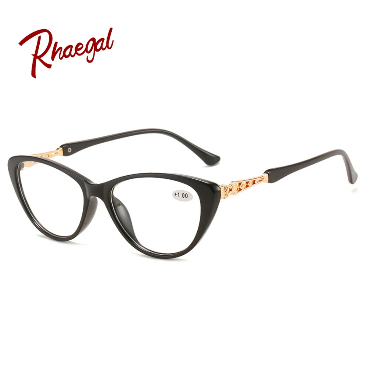 

Rhaegal New Fashion Classic Cat Eye Elderly Reading Glasses Personalized Comfortable Presbyopic Glasses +1.0 to +4.0 Gift 2024