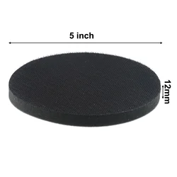 5 Inch 125mm Soft Sponge Interface Pad Hook And Loop Sanding Discs Backing Plate For Sander Polishing Grinding Sanding Disc