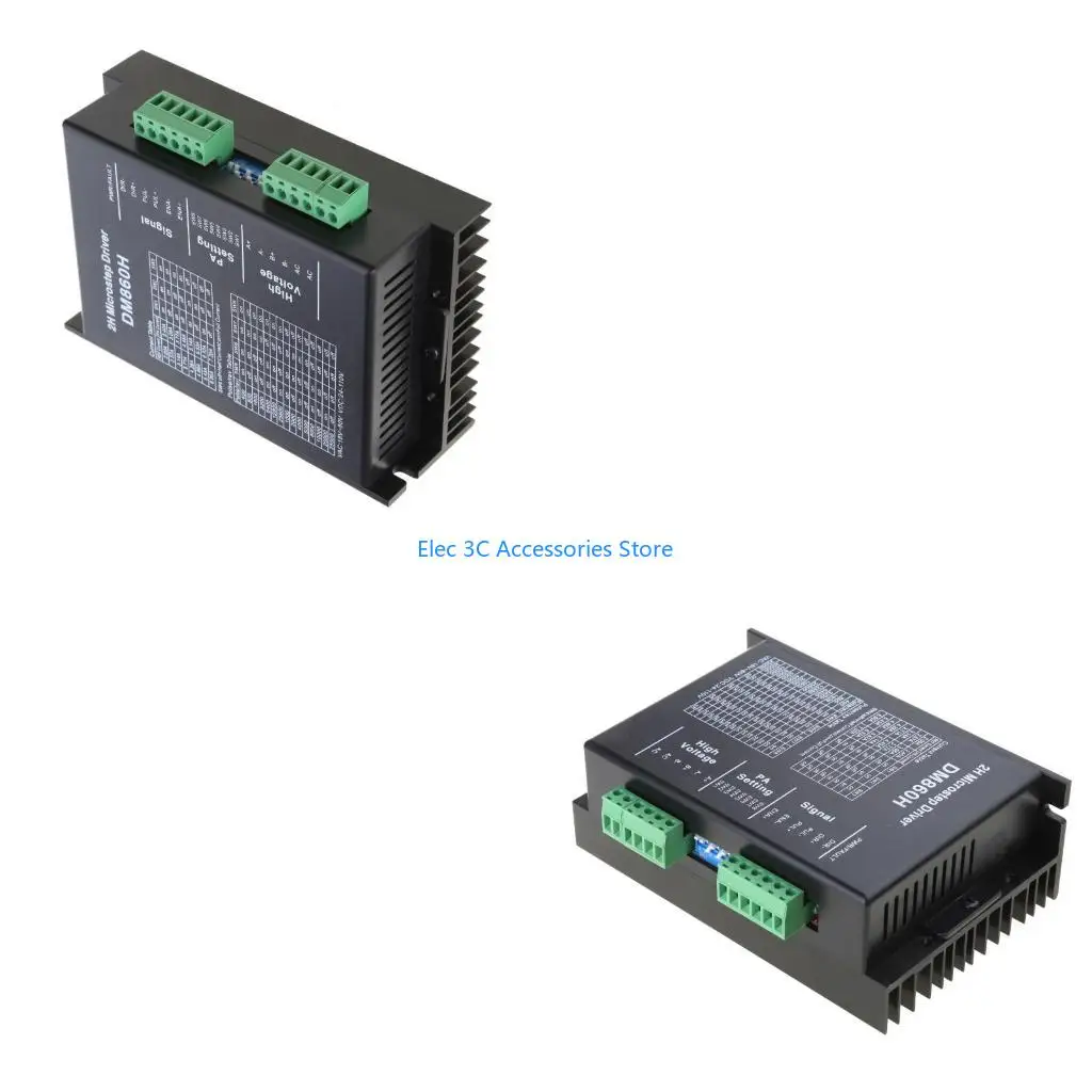 

Y51a DM860H Степпер -драйвер для 57 86 Micro Step Motor Mater меньше для двигателя постоянного тока F