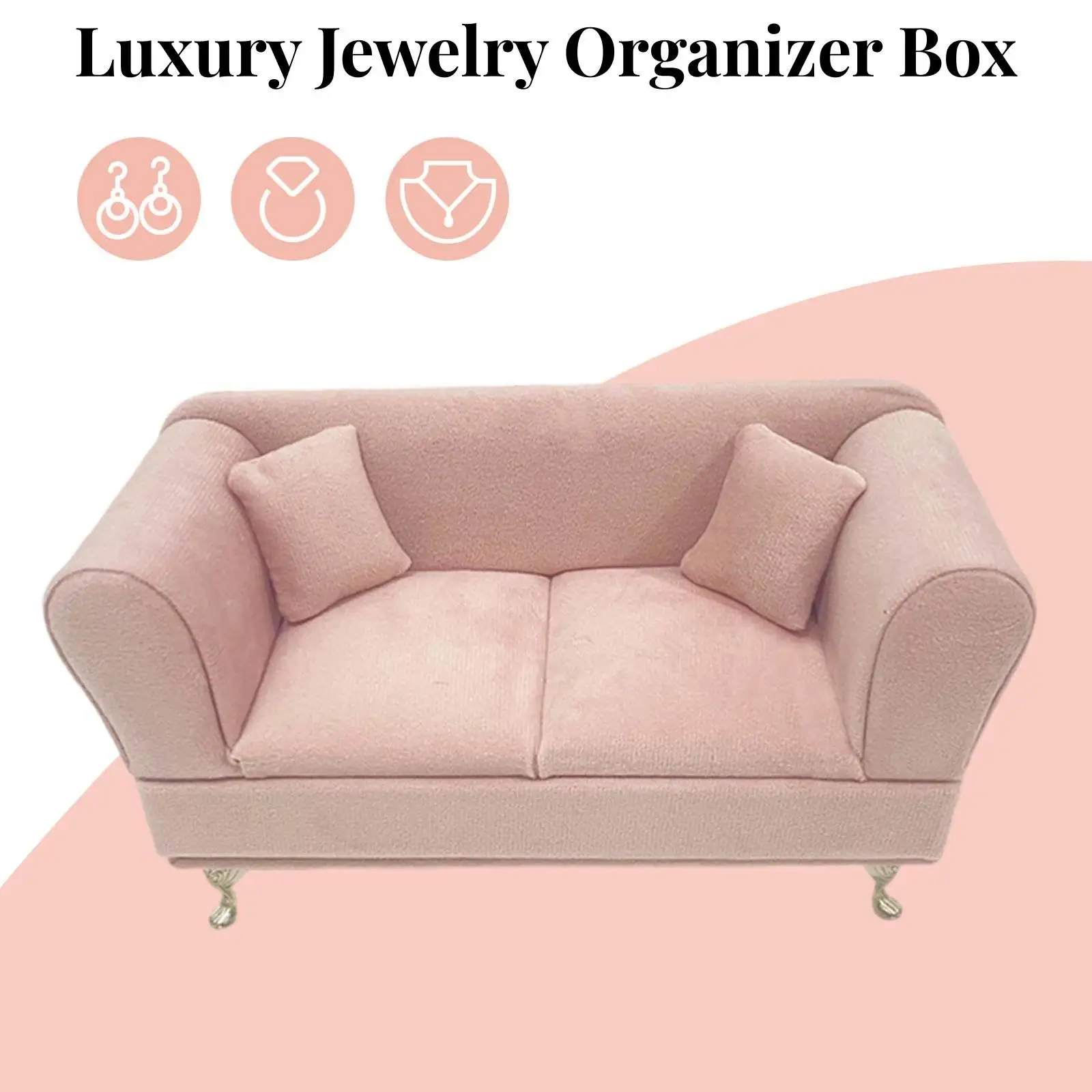 Canapé Miniature pour maison de poupée, échelle 1/6, cadeau, accessoires pour poupées de 12 pouces