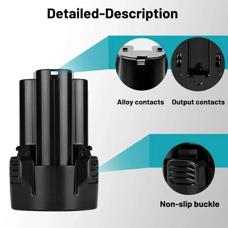 100% Original Makita 10.8V BL1013 BL1020 BL1030Rechargeable Power Tools li-ion Battery Replacement TD090D DF030D LCT203W tools