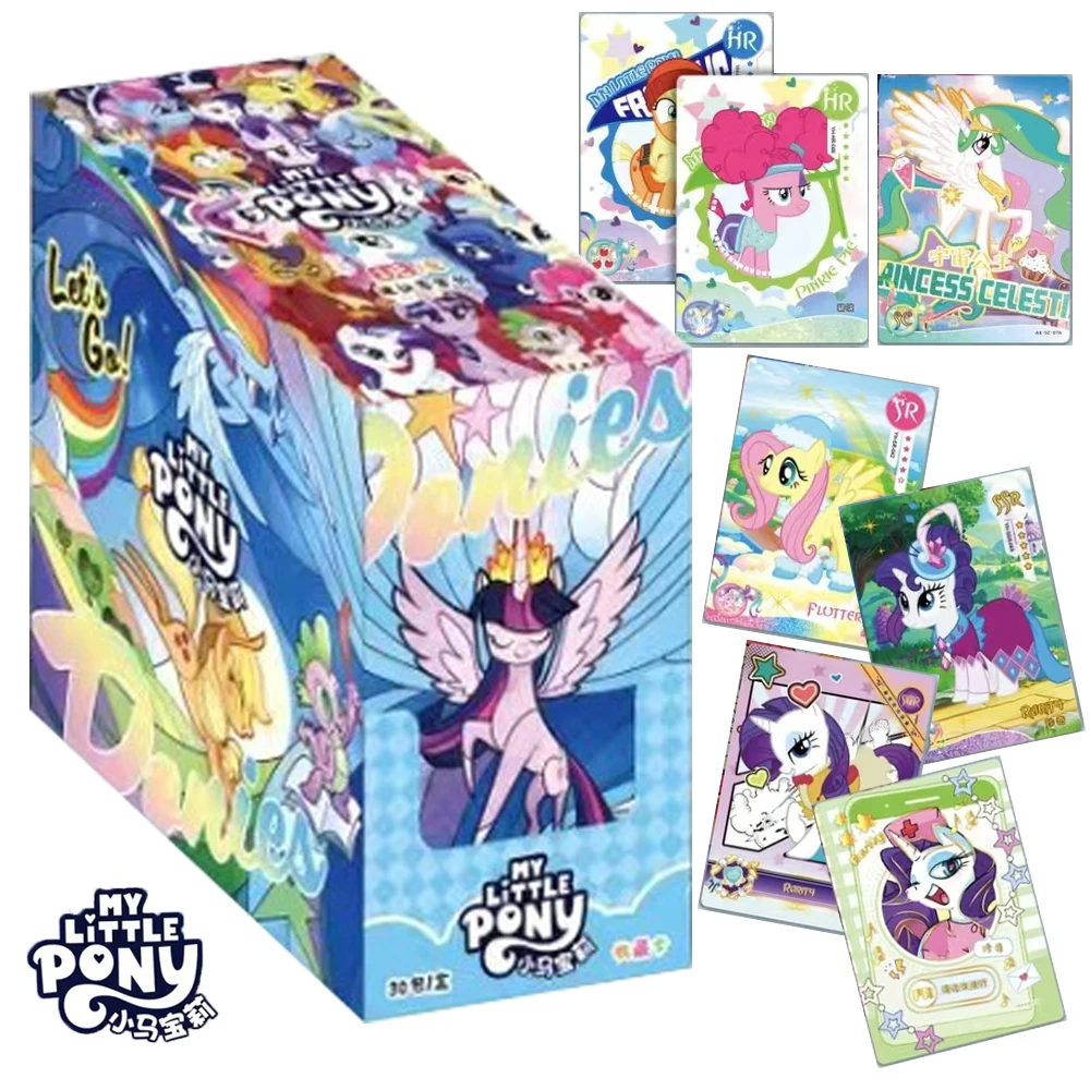 

Genuine My Little Pony Card For Children Pinkie Pie Rarity Popular Magic Adventure Anime Limited Game Collection Card Kids Gifts