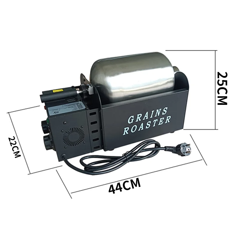 SMXC-8 ماكينة تحميص القهوة الكهربائية للاستخدام المنزلي حبوب البن الأوتوماتيكية بالكامل وبذور عباد الشمس والفول السوداني