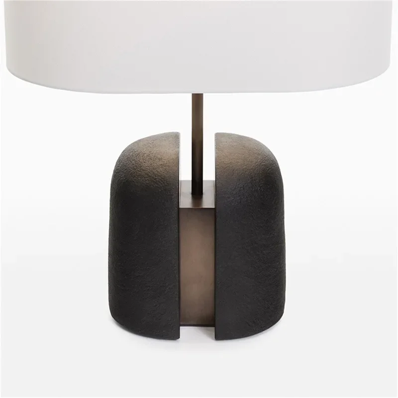 PLLY Nordic Simple Table Lamp Retro Modern LED Desk Lighting Decorative for Home Bedside
