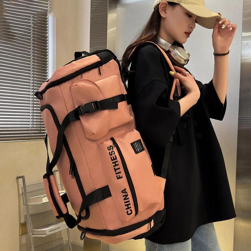 Travel backpack mochila para viaje Oxford cloth fishing hiking backpack Solid color zaino da viaggio back to school unisex