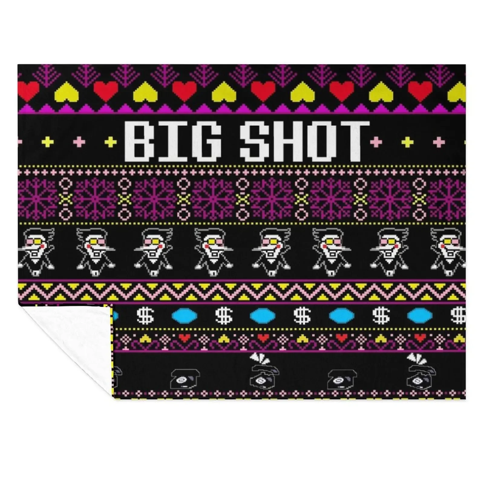 

Spamton's BIG SHOT Kromer Krismas Throw Blanket warm for winter Beautifuls Winter beds funny gift Blankets