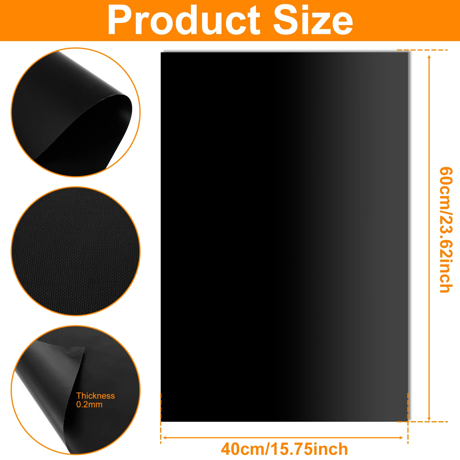 4pcs Oven Liners Grill Mat DIY Cuttable Non-Stick Oven Mat BBQ Grill Liners Reusable Barbecue Baking Liners Oven Protector Pad