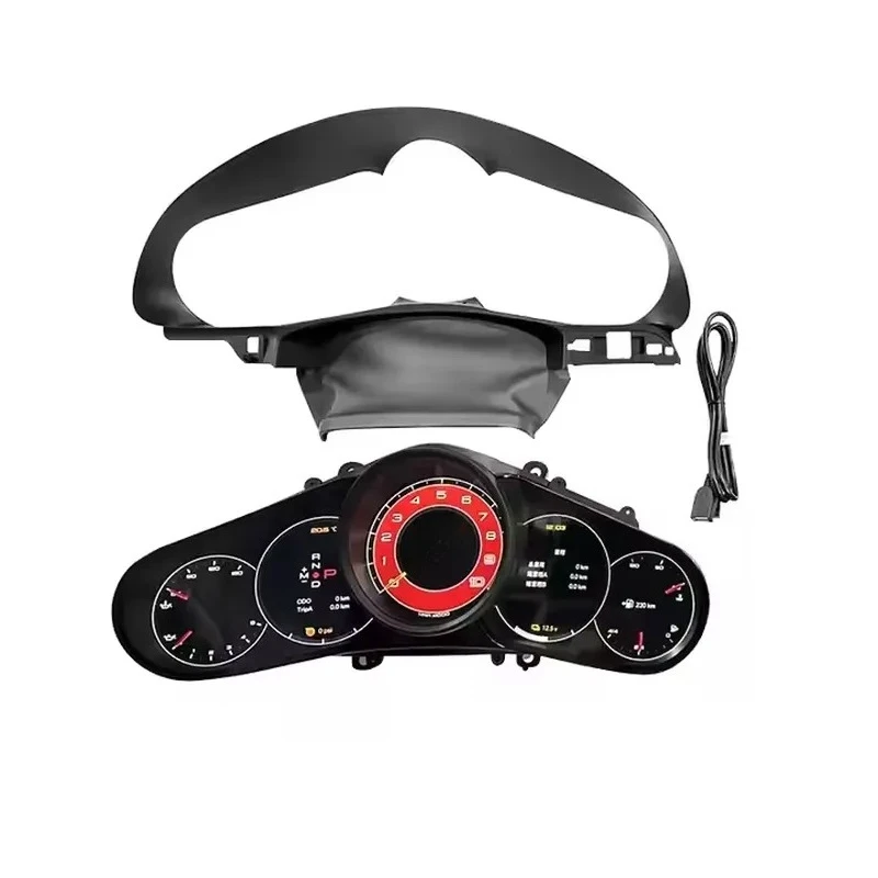 Bosstar 12.3'' LCD Car Dashboard Instrument Digital Cluster Linux System for 911 2012-2019 Car Speedometer