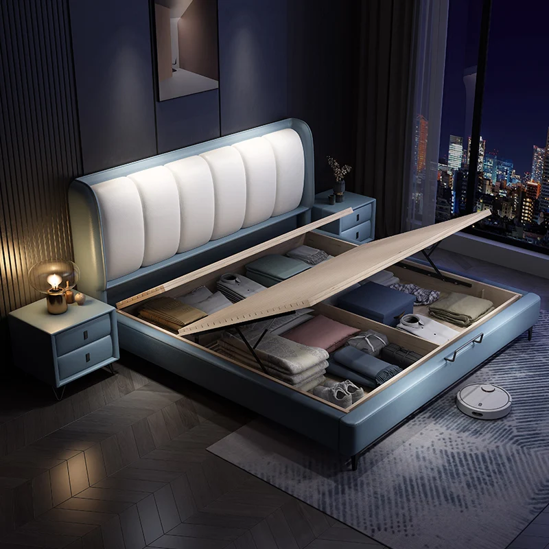 Cute Unique Luxury Newest Popular Style Young Big Single Furniture Climbing Small Wooden Frame Children's Beds