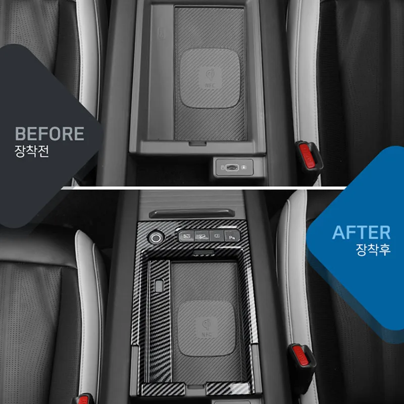 لكيا EV9 GT-Line 2023 2024 2025 الإطار الزخرفي للوحة ناقل الحركة مناسبة لكل من التوجيه الأيسر والأيمن