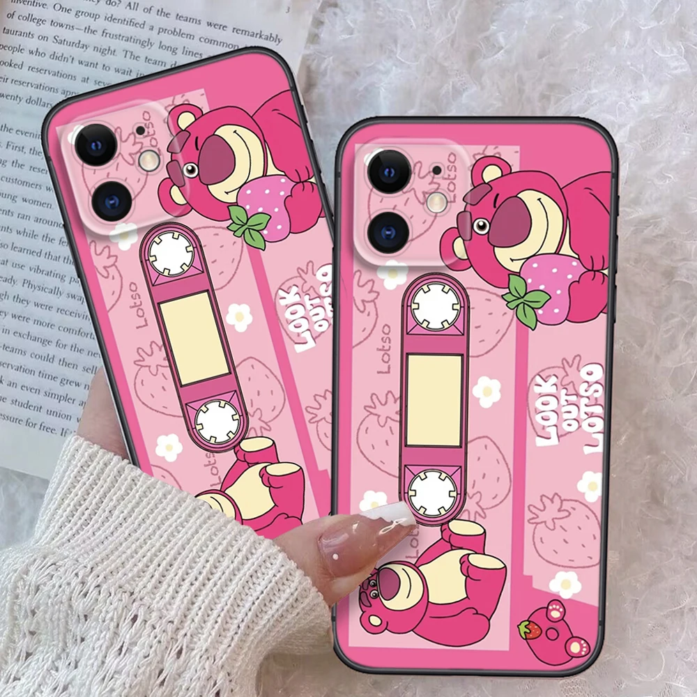 Z92 Schattige Lotso Cartoon Zacht Hoesje Voor Samsung A13 A20 A30 A 20S A 21S A 22 A 30S A31 A32 A33 A42 A50 A 50S A51 A52 A53 A71 A73 A81 A91