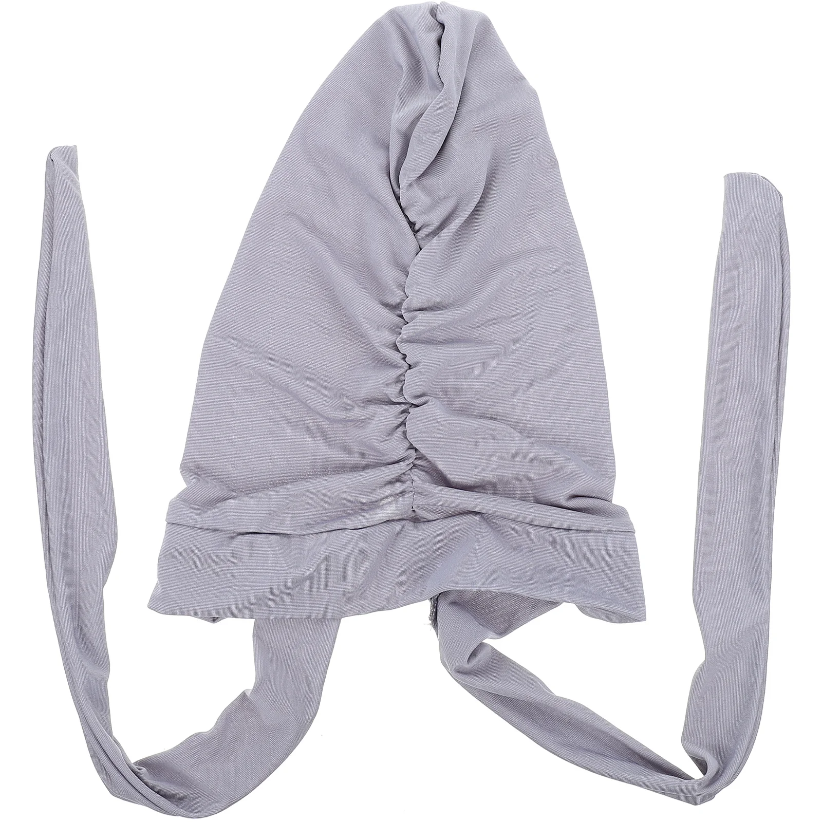 

Comfortable Bow Turban Hat Miss Satin Sleep Bonnet Polyester Sleeping Hats Women