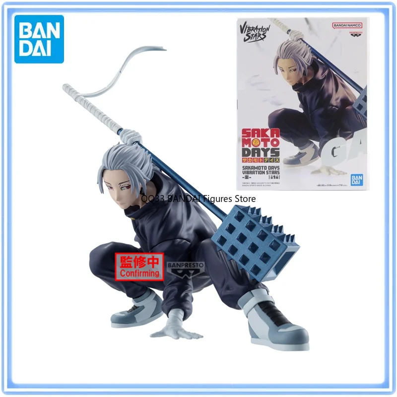

BANDAI Original SAKAMOTO DAYS VIBRATION STARS Gaku Takamura Action Figure Desktop Ornaments Model Hobbies Collectible