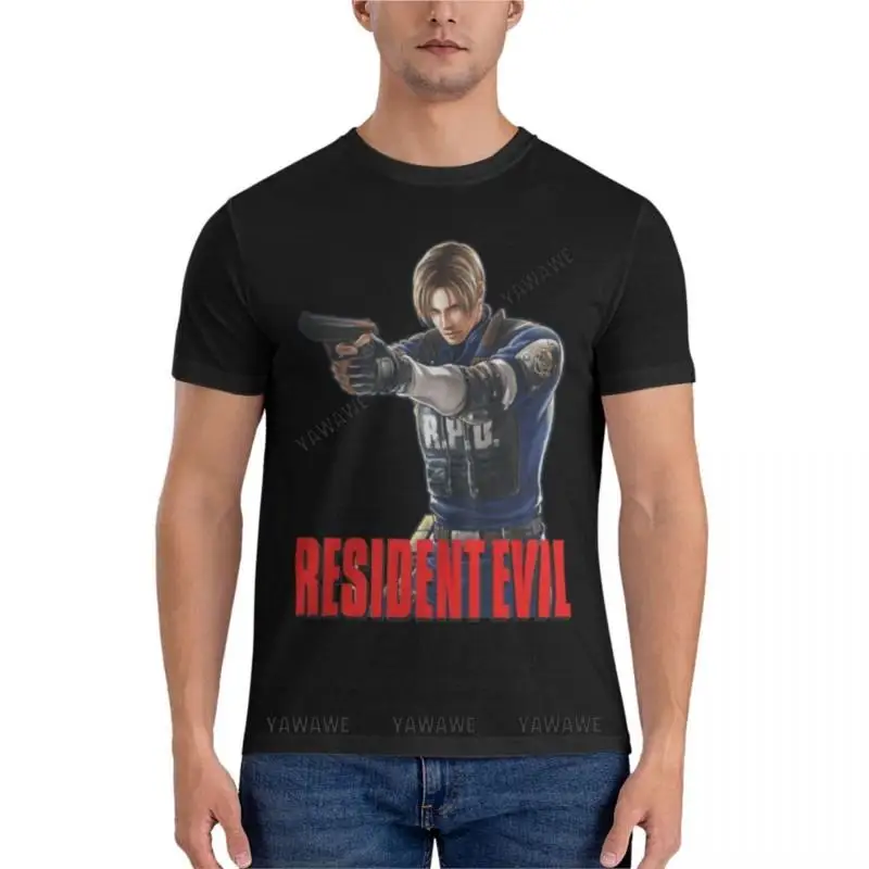 brand tshirt men cotton t-shirt Leon S Kennedy Classic T-Shirt mens vintage t shirts vintage clothes Short sleeve t shirt man